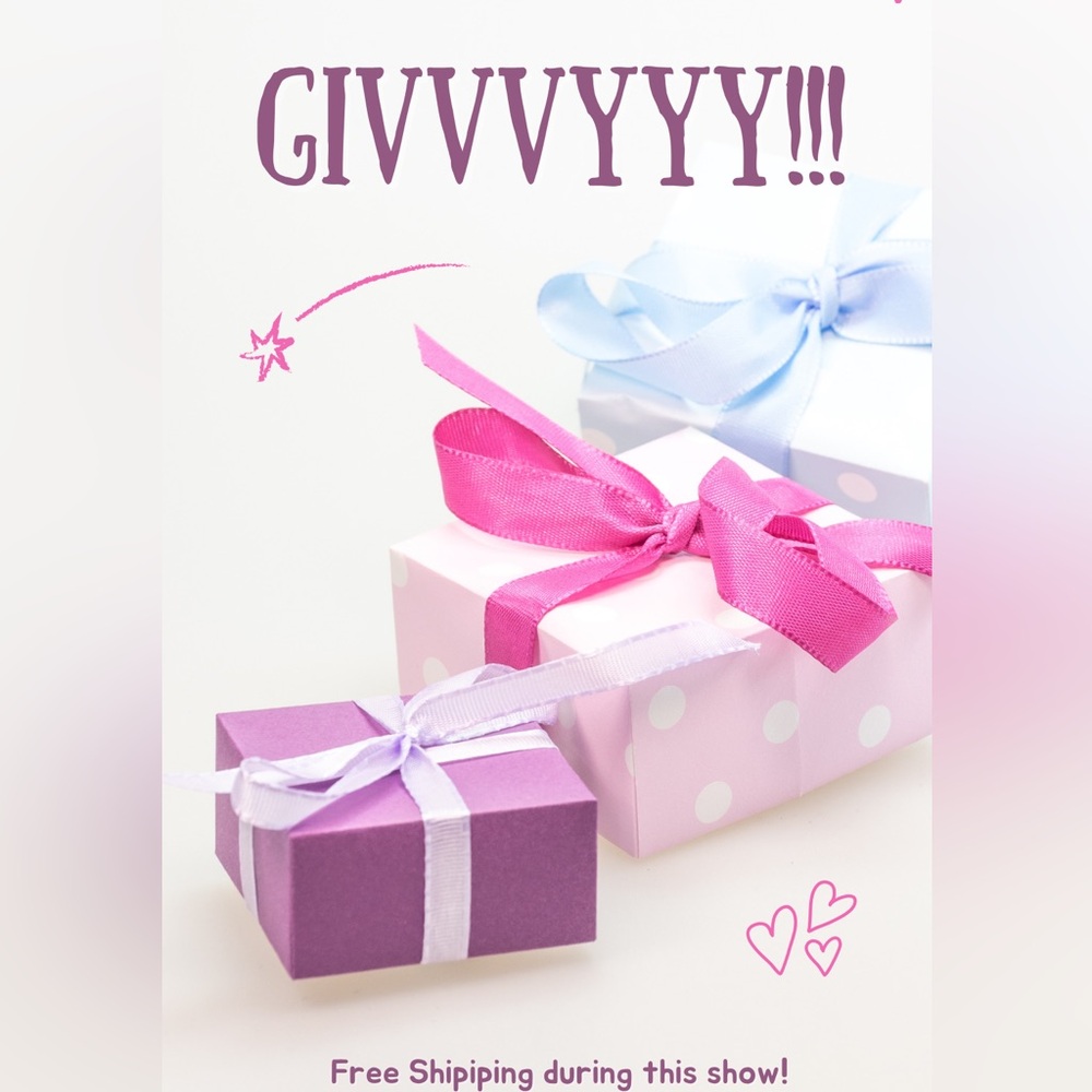 Giveaway is for FREE SHIPPING ONLY